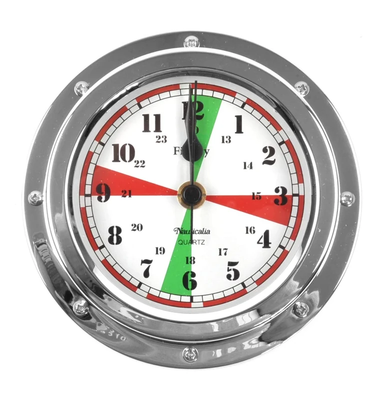 Fitzroy QuickFix Radio Silence Clock, Chrome