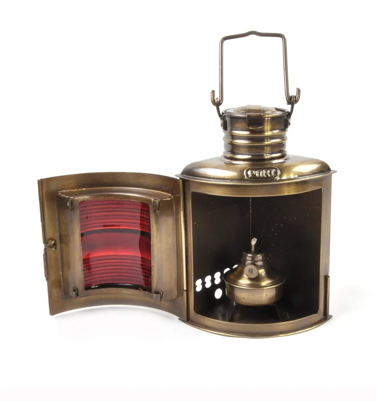 Port Navigation Lamp, antique, 21cm