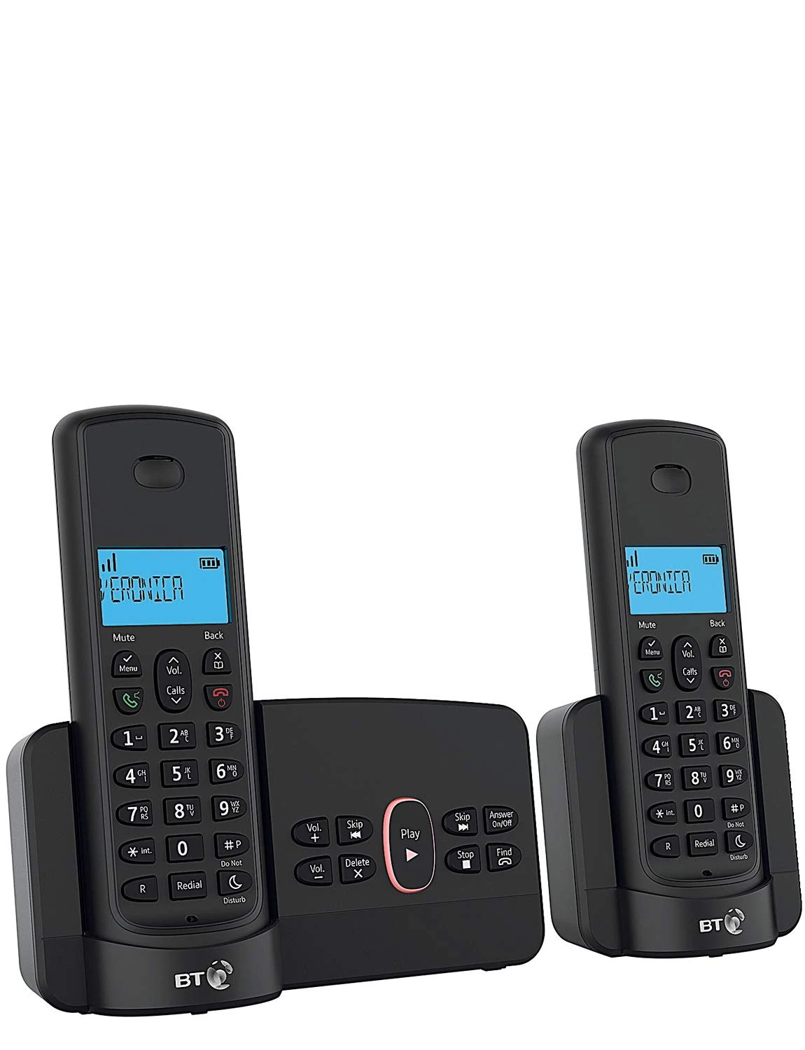 BT Home Phone with Nuisance Call Blocking and Answer Machine (Twin Handset Pack)