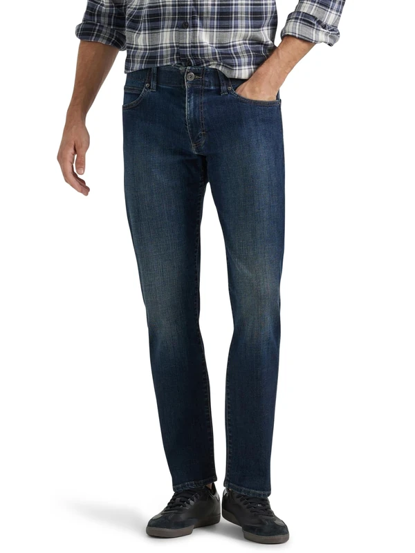 Lee Men's Modern Series Extreme Motion Straight Fit Tapered Leg Jean Jeans, Jaxson, 32W / 30L