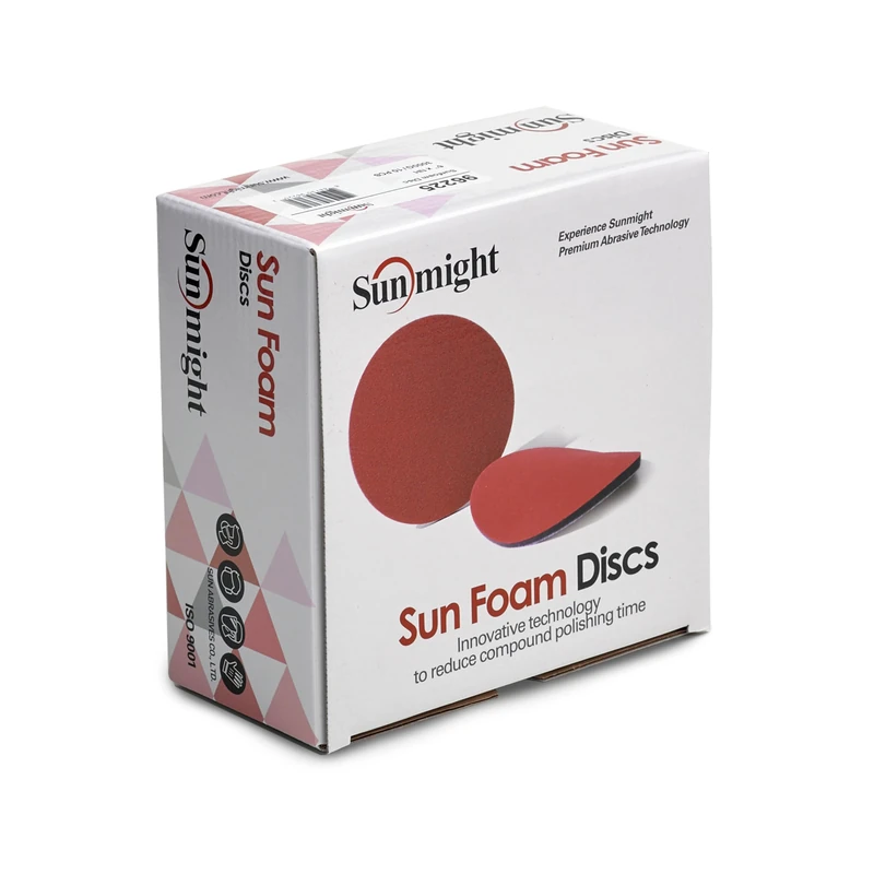 Sunmight Sunfoam 6" 800G Grip No Hole Disc, 96219, 10 Discs