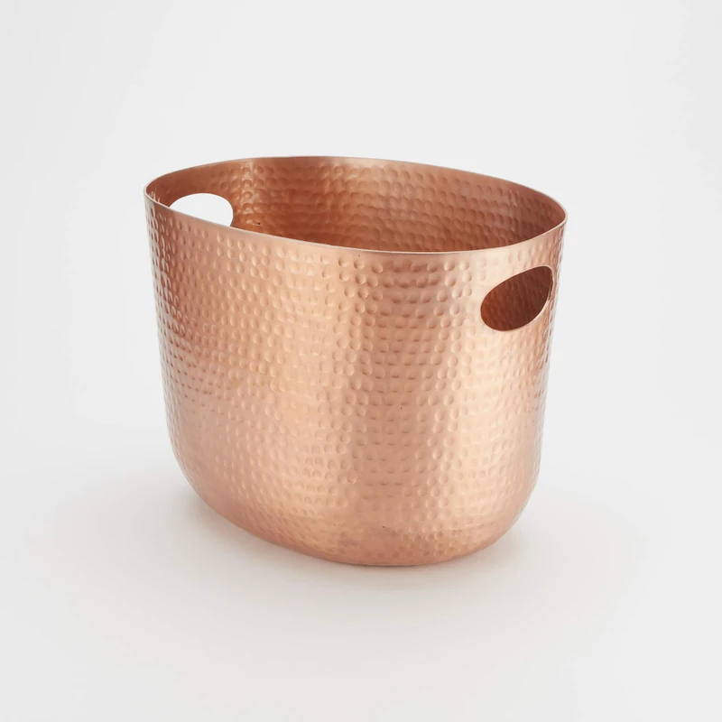 American Metalcraft ATHC9 Hammered Aluminum Beverage Tub, Copper, 7 3/4 quart