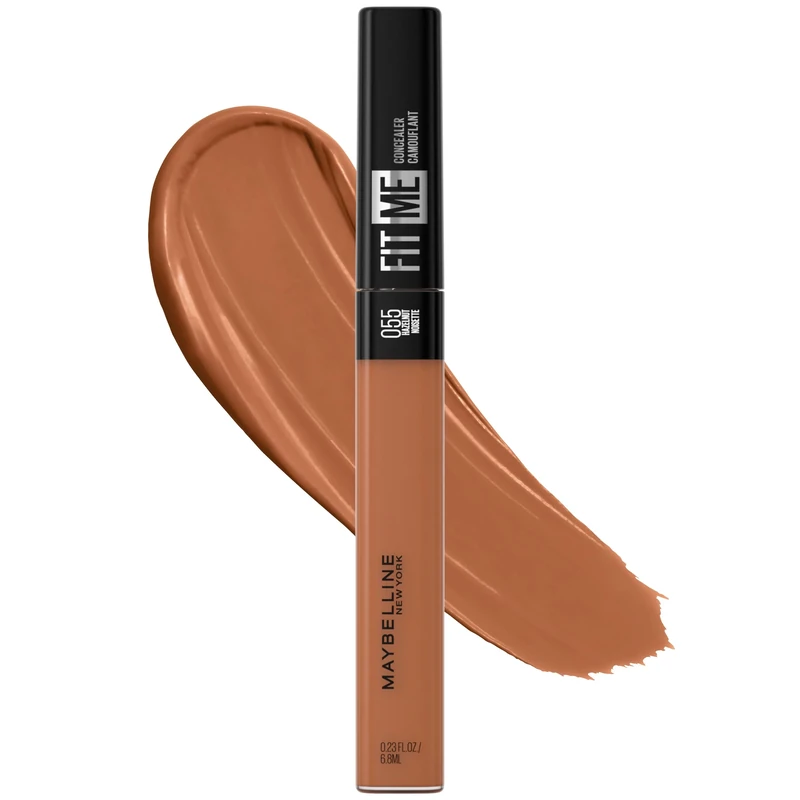 Maybelline New York Fit Me Liquid Concealer Makeup, Natural Coverage, Oil Free, Safe, 0.23 Fluid Ounce