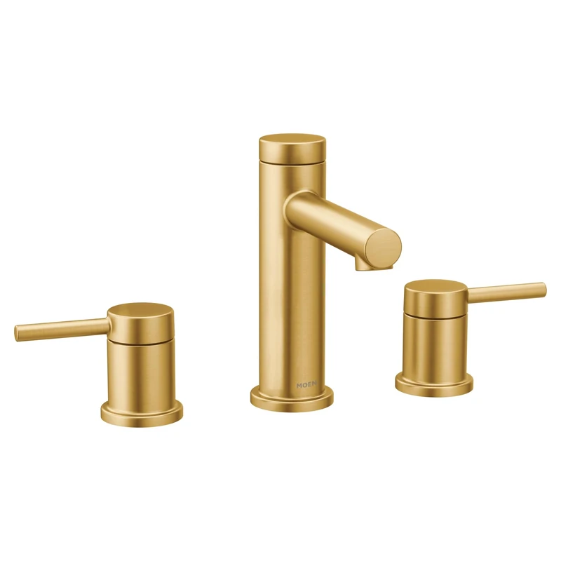 Moen T6193BG Align Two Handle Modern 8-Inch Widespread Bathroom Faucet Trim Kit Valve Required, Brushed Gold
