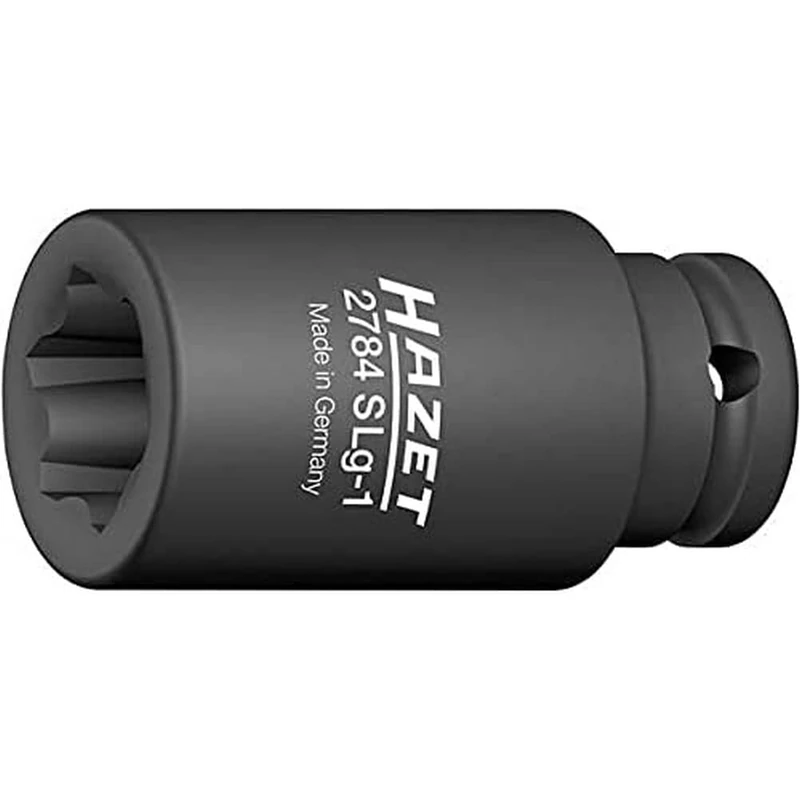 Hazet 2784SLG-1 Impact Machine Screwdriver Socket Spanner Insert with Grooved Profile