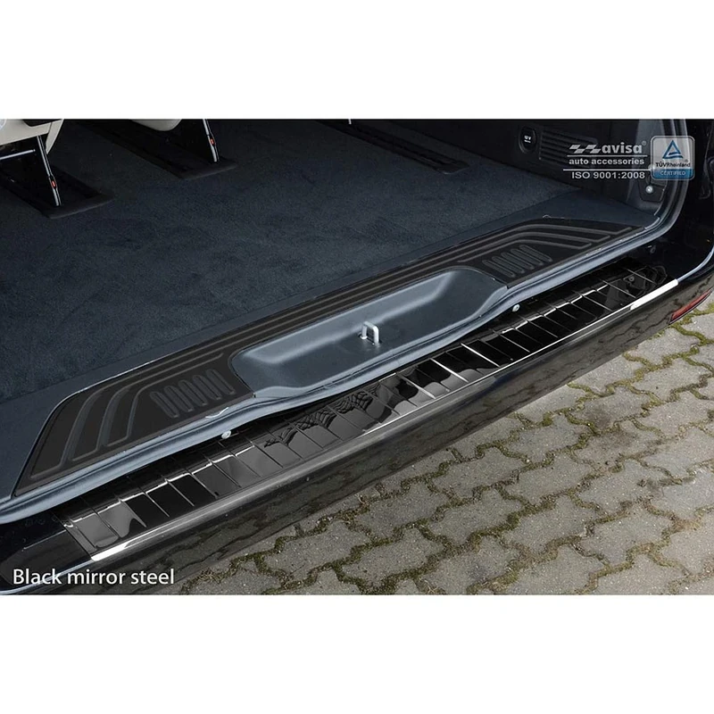 Auto-Style 2/51005 Black Mirror Stainless Steel Rear Bumper Protector Vito/V-Class 2014-'Ribs', Chrome