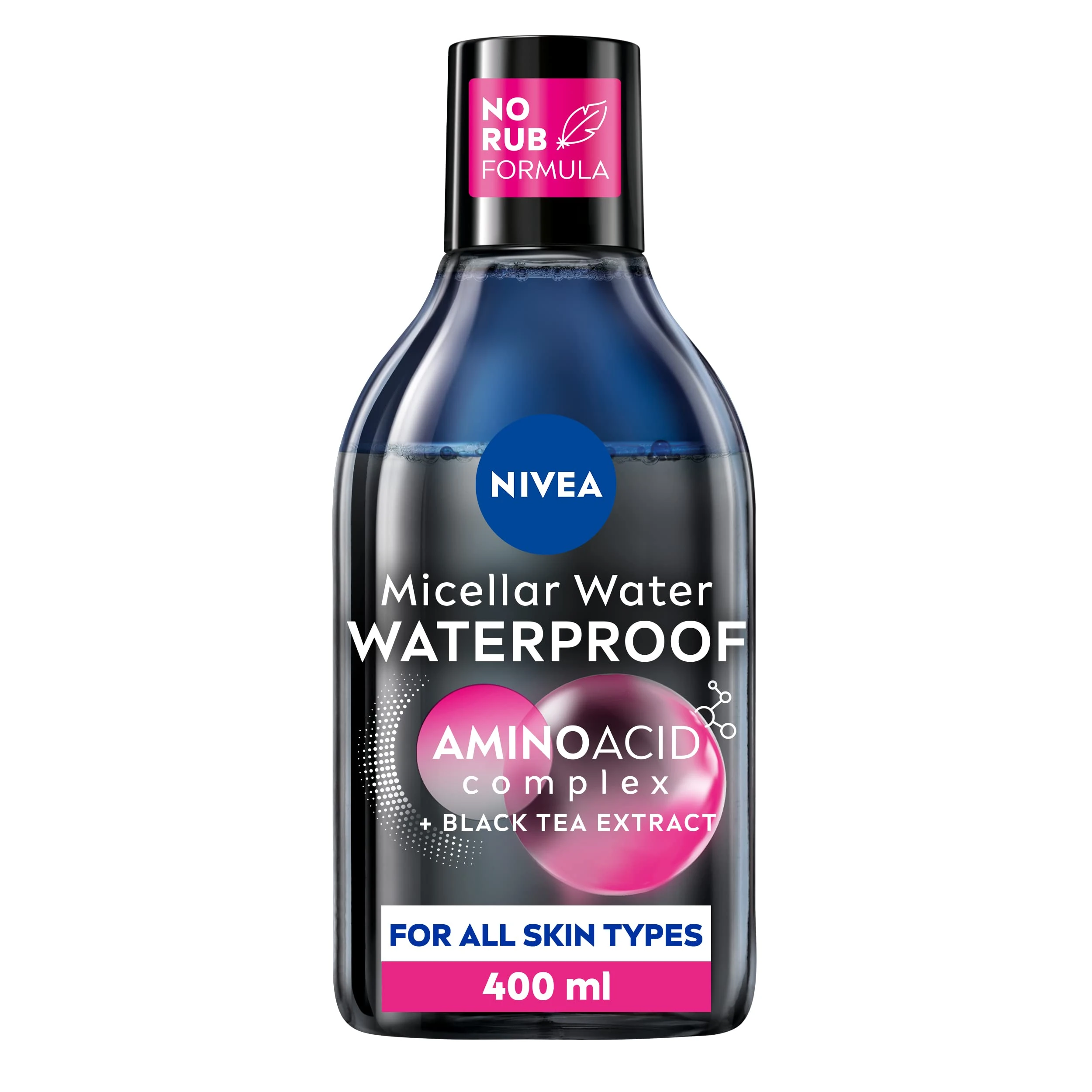 NIVEA MicellAIR Professional Micellar Water Make-Up Remover (400ml), Eye Make Up Remover, Skin Cleanser, Professionally Tested, NIVEA Micellar Water