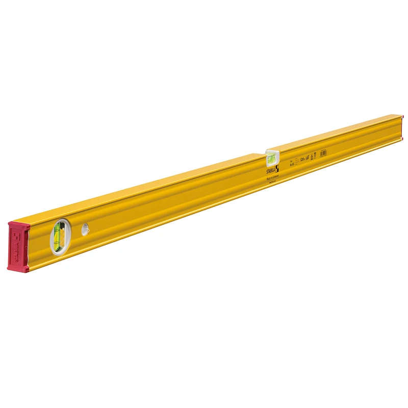 Stabila 80 AS Spirit Level 2 Vial 120cm - Yellow 19169