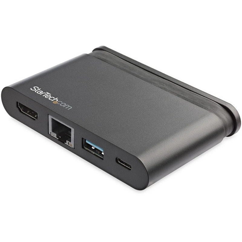 StarTech.com USB C Multiport Adapter - Portable USB-C Dock with 4K HDMI - 100W PD 3.0 Pass-Through, 1x USB-A, 1x USB-C, GbE - Thunderbolt 3 & USB-C Laptop Travel Dock - Mac & Windows (DKT30CHCPD)