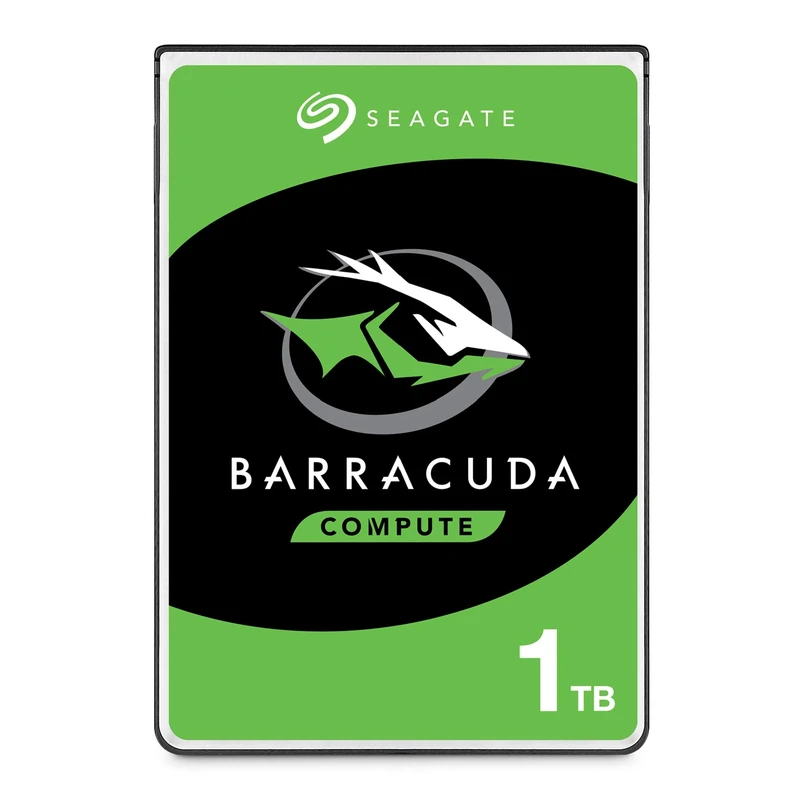 Seagate BarraCuda 1TB, Internal Hard Drive, 2.5 Inch , SATA, 6GB/s, 5.400 RPM, 128MB Cache for PC Laptop, FFP (ST1000LMZ48)