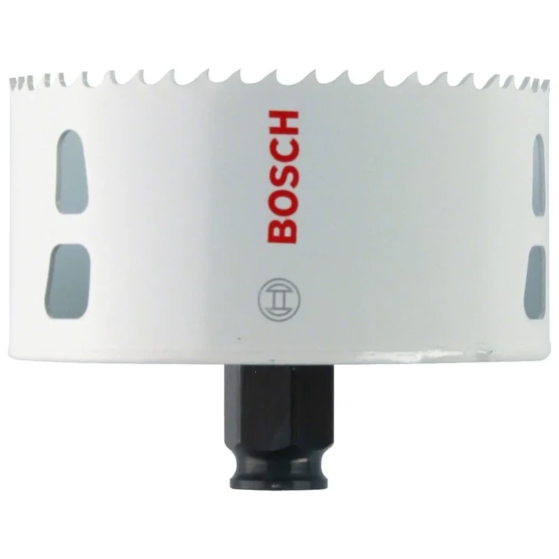 BOSCH Bi-Metal Hole Saw (for Wood and Metals, 8% Cobalt Alloy, Progressive Tooth Design, Ø 95 mm, Accessory Drills)