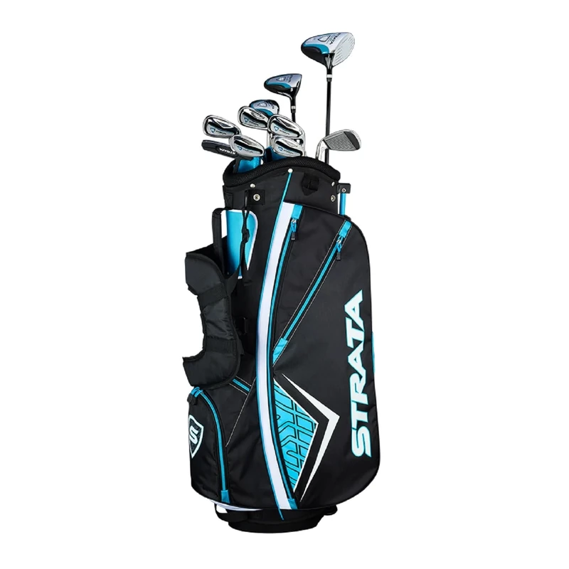 Strata Plus Complete 14 Piece Golf Package Set, Teal - Image 1