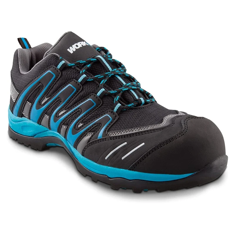 Safety Shoe Trail Blue S1P Blue Size: 8 UK