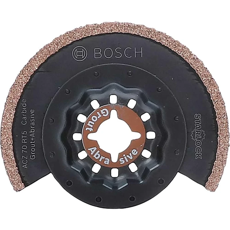 Bosch Professional 10x Segment Blade ACZ 70 RT5 (for Mortar, Grit 50, Ø 70 mm, Accessory Multitool)