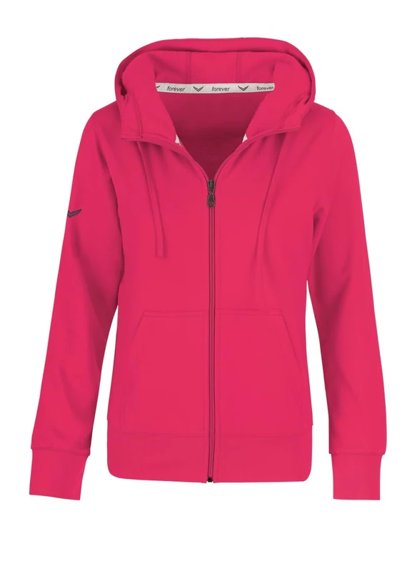 Trigema Women's 577907 Hooded Sweatshirt, Pink (Coral 134), M