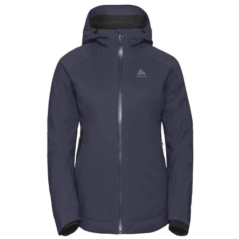 Odlo Women's Insulated Flow Cocoon Zw Waterpro Jacket - Grey M