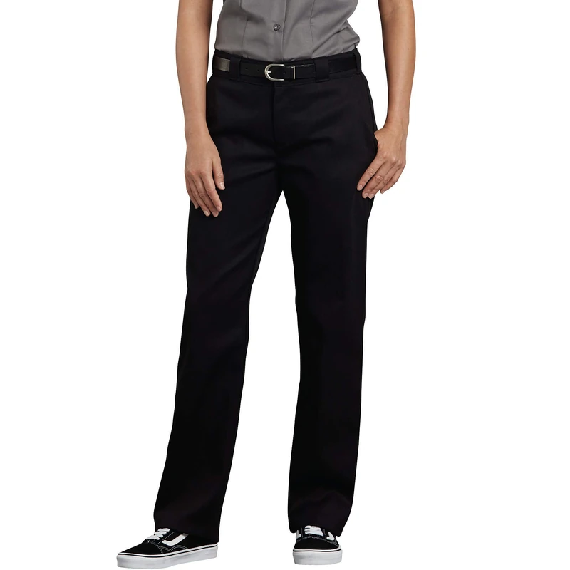 Dickies Women's Flex Original Fit Work Pants Utility, Black, 2
