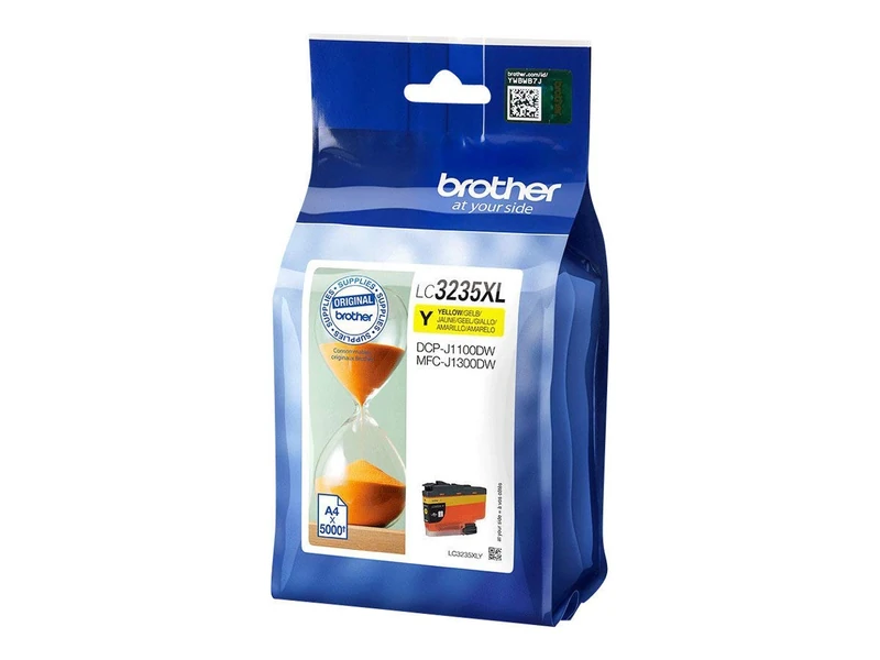 Brother LC-3235XLY Inkjet Cartridge, Yellow, Single Pack, Ultra High Yield, Includes 1 x Inkjet Cartridge, Genuine Supplies - Image 1
