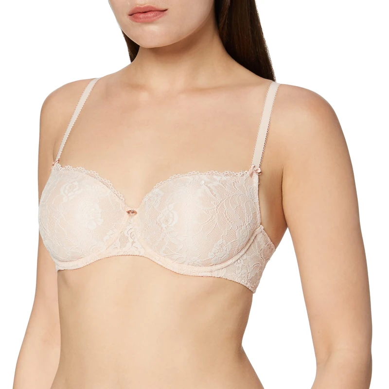 Aubade Women's Demi Bra ROSESSENCE Beige (Rose Clair Nete) 32C - Image 1