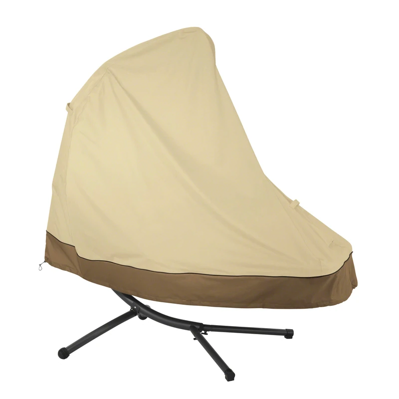Classic Accessories Veranda Water-Resistant 73 Inch Patio Hanging Chaise Lounge and Stand Cover - Image 1