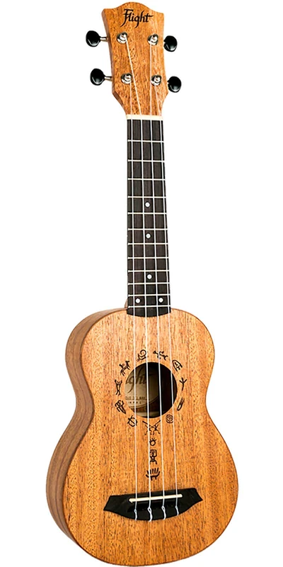DUS371 Soprano Ukulele - African Mahogany
