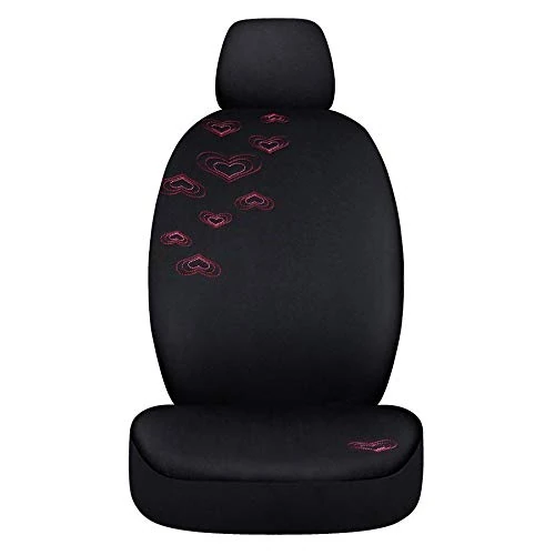 Norris 1490330 Seat Covers, Black/Red, Set of 5