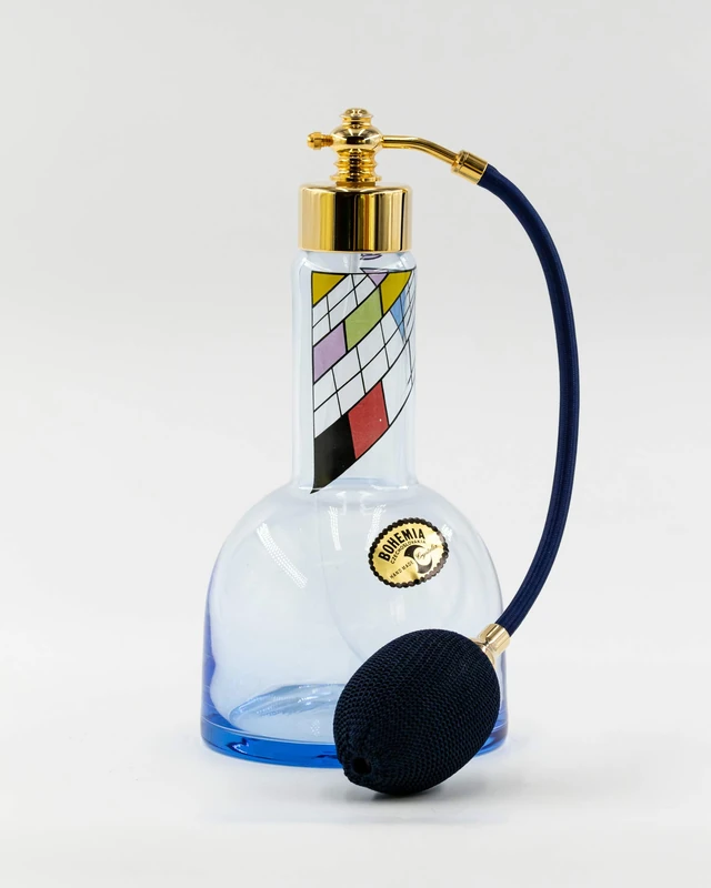 Martinoli Perfume Spray in Bohemian Crystal, Transparent Blue - 400 g
