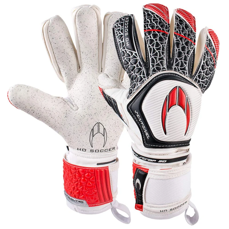 Ho soccer Sentinel Negative Extreme Goalkeeper Gloves, Unisex Adult, unisex_adult, 0510657_8, White/Black/Red, 8 - Image 1