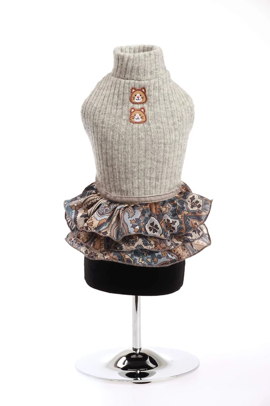 Trilly Tutti Brilli VES11.GRIL Dog Clothing, Grey