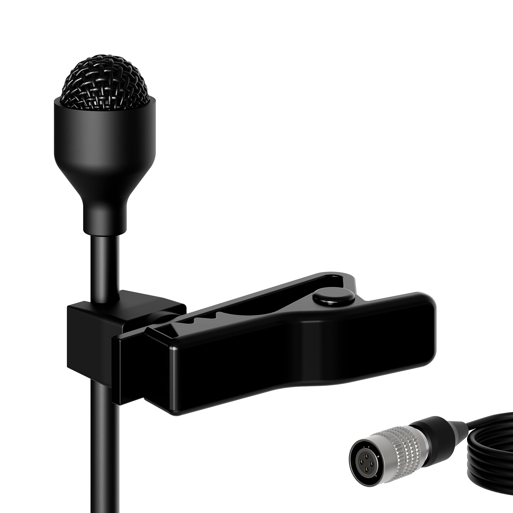 JK MIC-J 044 Lapel Microphone Lavalier Microphone Compatible with Audio Technica Bodypack Transmitter