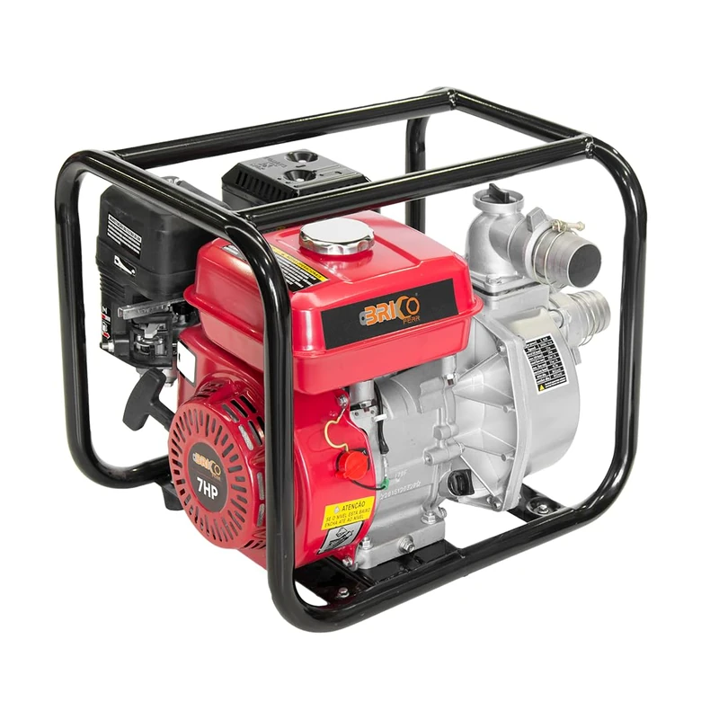 Bricoferr BFH034 Water Pump with Petrol Engine 7HP 212cc