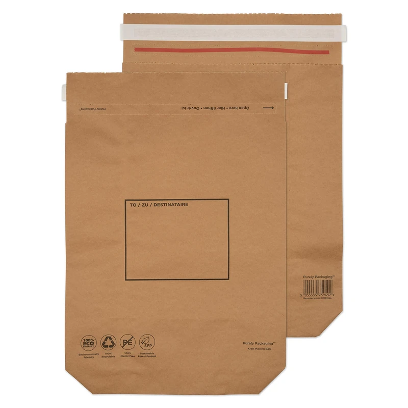 Vita Blake 420 x 340 x 80 mm Strong Expandable Kraft Mailing Bag (KMB1164) Pack of 100