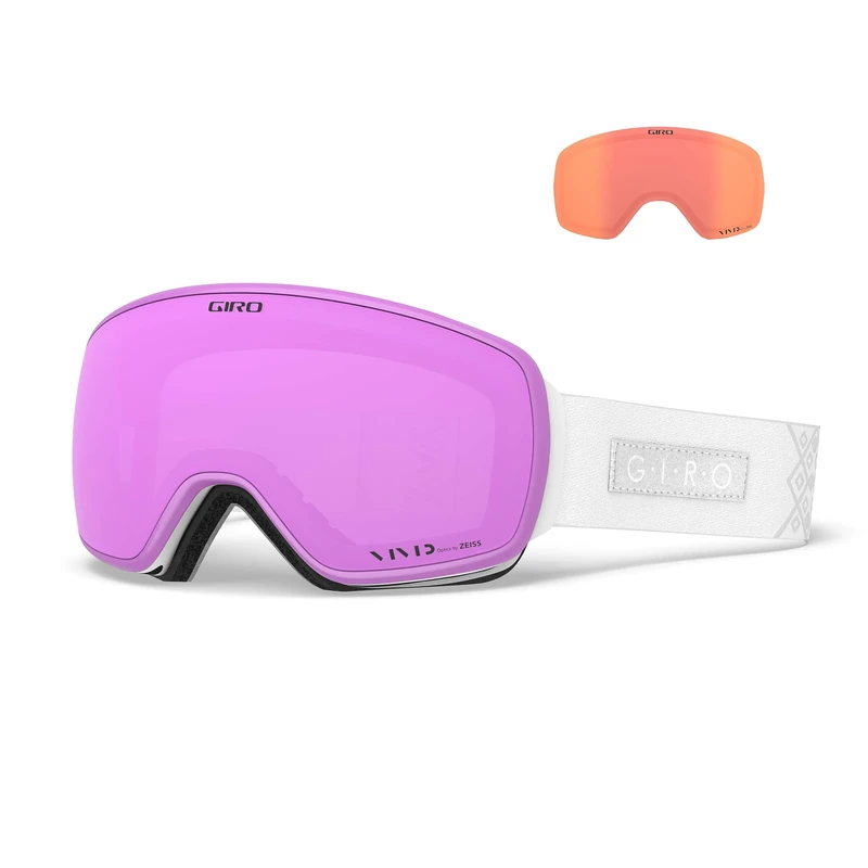 Giro Girrj Eave Snow Goggles - White Velvet Vp Vi, One Size