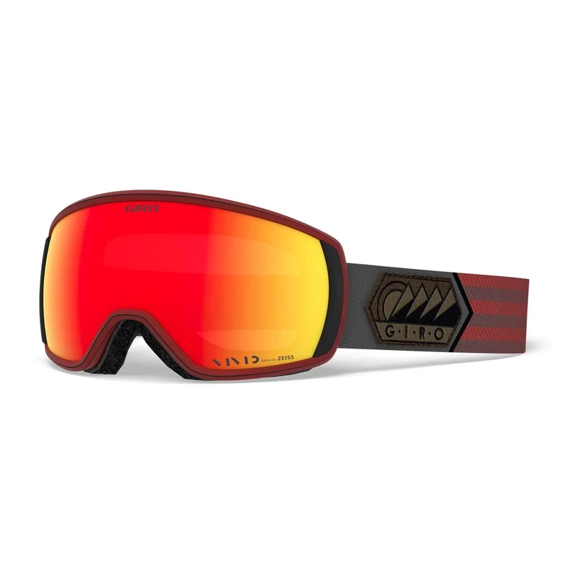 Giro GIRRJ Balance Snow Goggles - Dark Red Sierra - Vivid Ember Lenses, Medium Frame