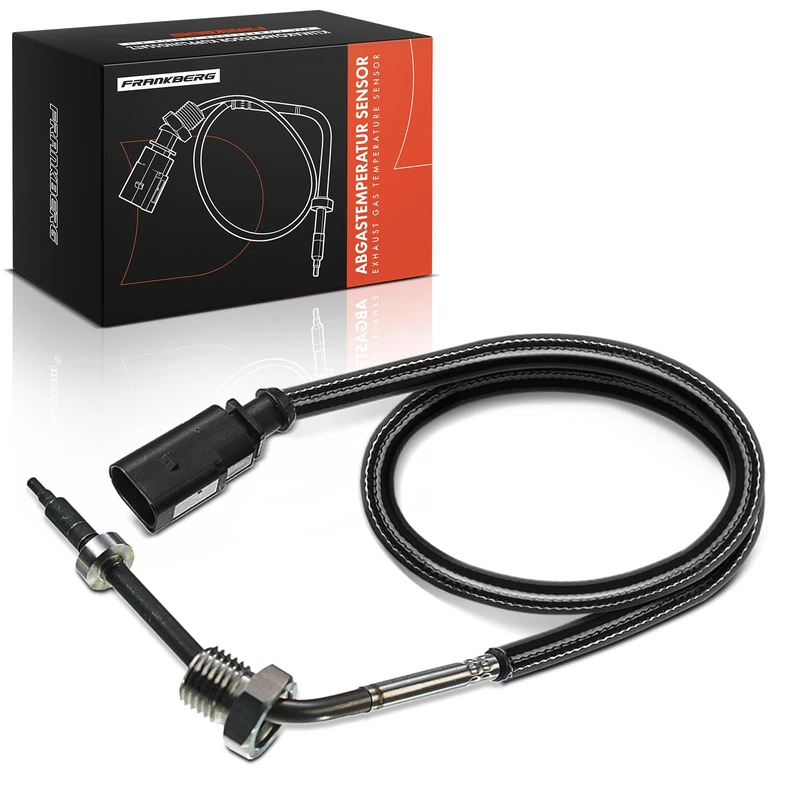 Exhaust gas temperature sensor before soot particulate filter Compatible with A6 4F A8 4E year of manufacture 2003/08-2011/08