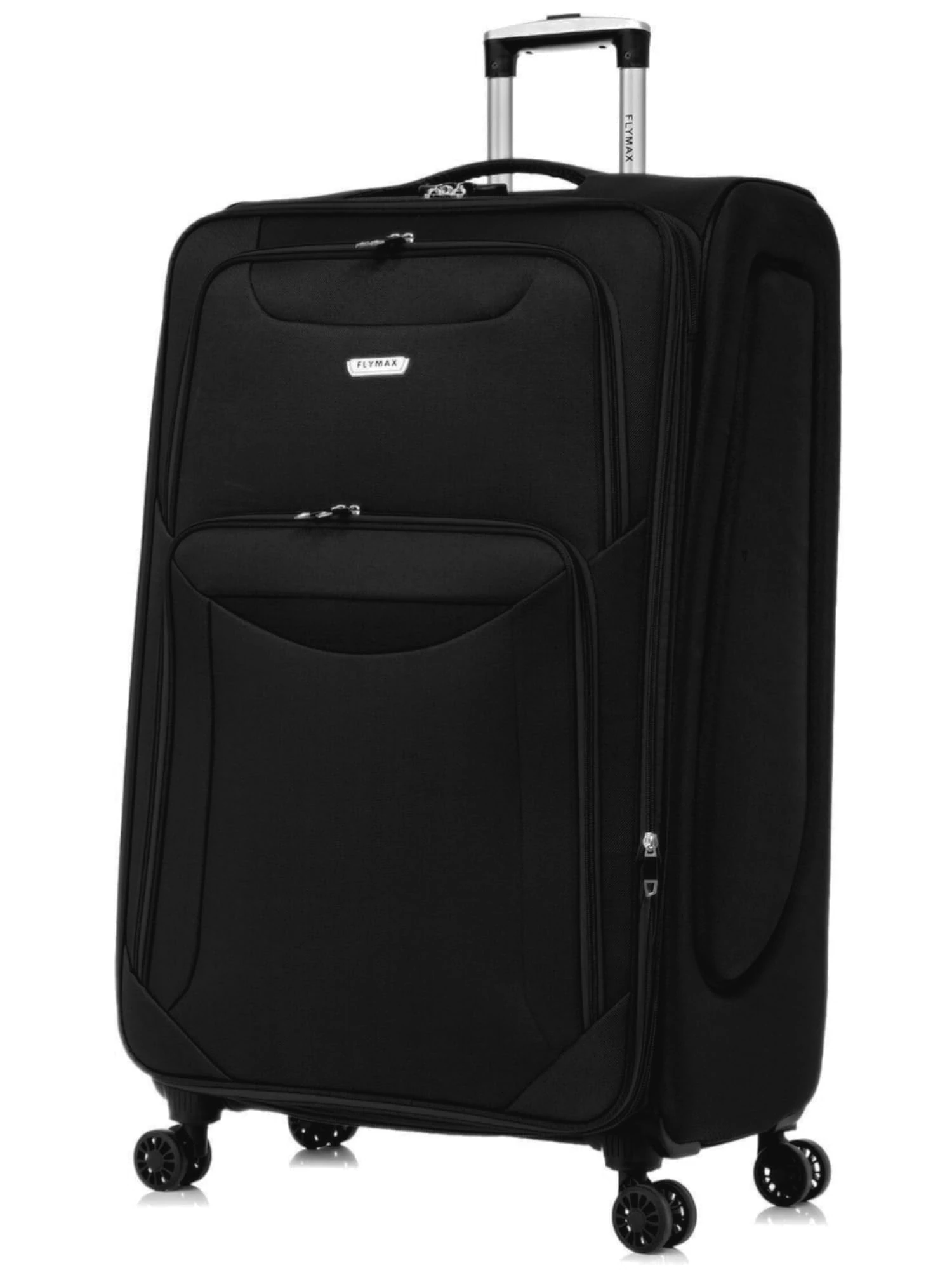 FLYMAX 24" Medium Super Lightweight 4 Wheel Suitcase Luggage Expandable with Wheels