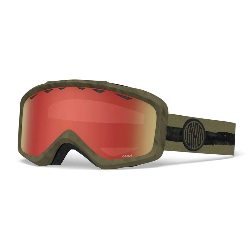 Giro GIRRJ Women Grade Youth Snow Goggles - Olive Dye Line As, One Size