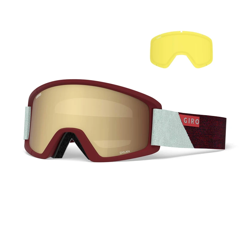 Giro Girrj Women Dylan Snow Goggles - Scarlet/Grey Peak Agy, Medium F