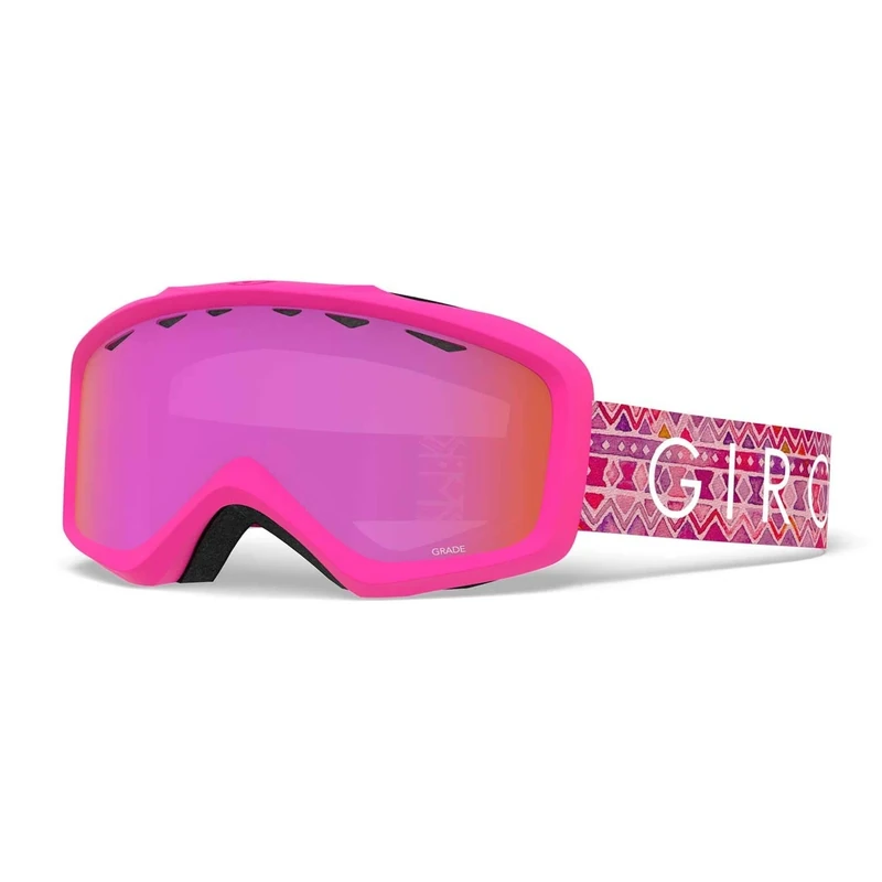 Giro GIRRJ Women Grade Youth Snow Goggles - Pink Tile Ap, One Size