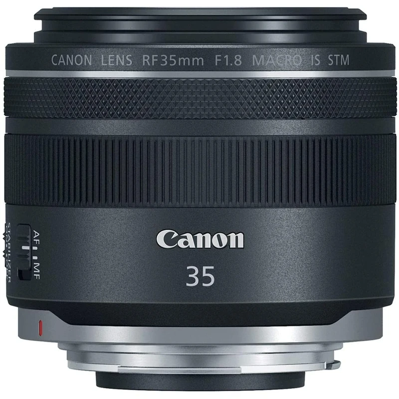 Canon RF35mm F1.8 IS Macro STM Lens, Black
