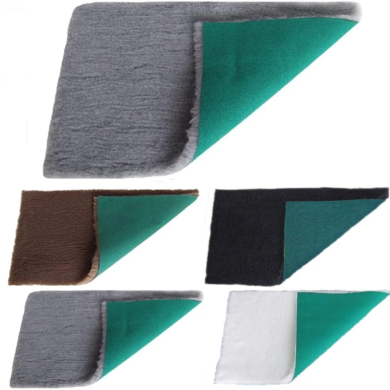 PnH Veterinary Bedding - Green Back - GREY, BROWN, CHARCOAL or WHITE - Vet Bedding Pieces - Many Sizes - READY TO USE, SELVAGE EDGE REMOVED (200cm x 100cm, GREY)