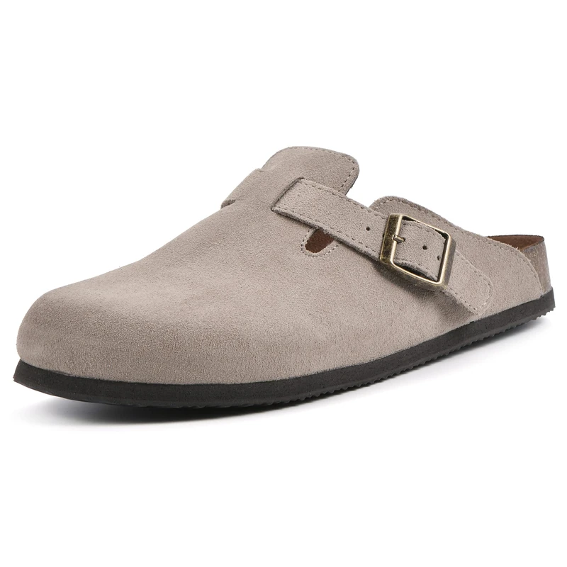 WHITE MOUNTAIN Women's Bari Clog, Taupe/Suede, 5 UK - Image 1