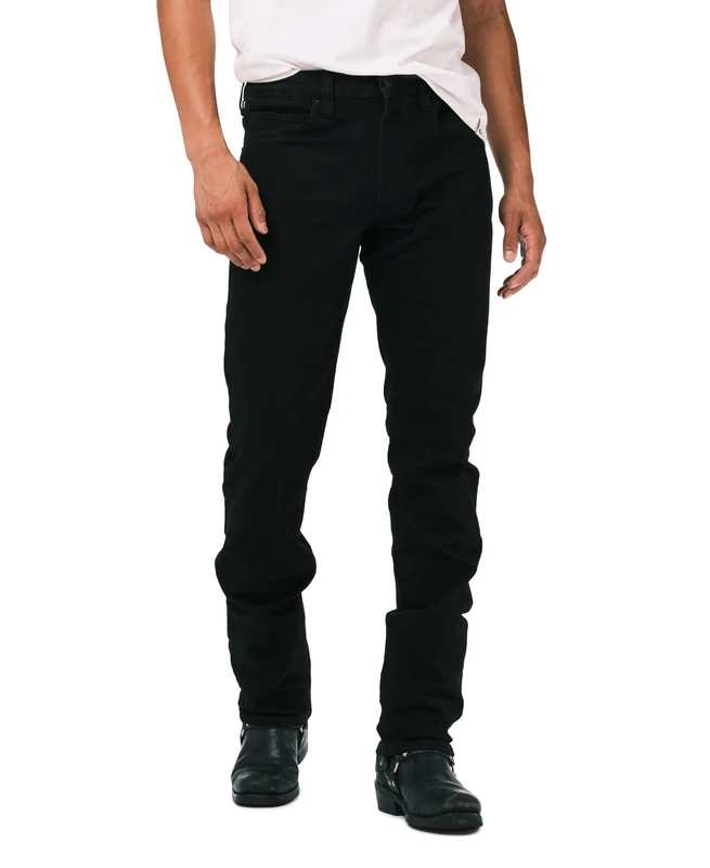 Buffalo David Bitton Men's Slim Ash Jeans, Black Denim, 31W x 32L