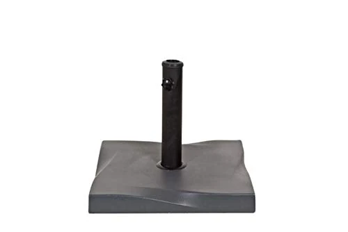 Partenope PEA6052 Parasol Base, Grey, 45 x 45 cm, 25 kg - Image 1