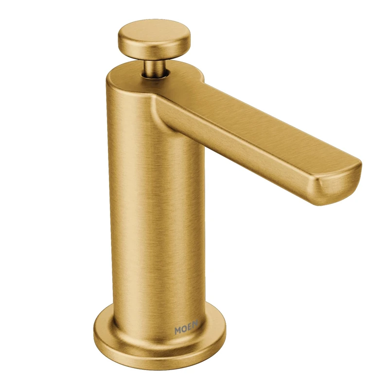 Moen S3947BG Modern Soap Dispenser, Brushed Gold