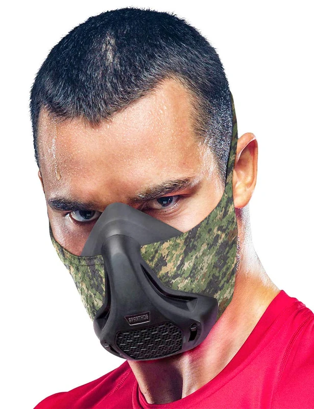 Sparthos Training Mask - High Altitude Mask for Gym, Running, Cycling - 16 Breathing Levels - Lung Exercise Guarantee - Image 1