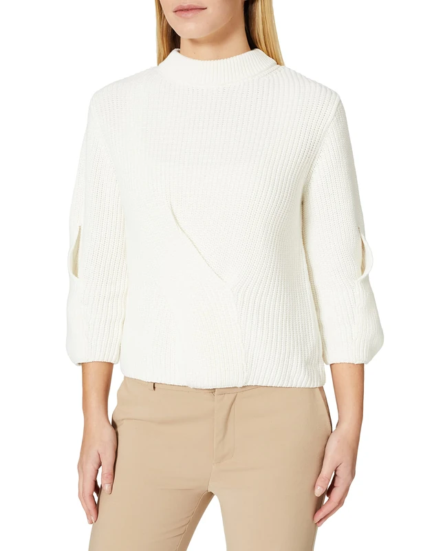 GESTUZ Women's Ice Pullover Sweatshirt - Off-White - X-Small - Image 1