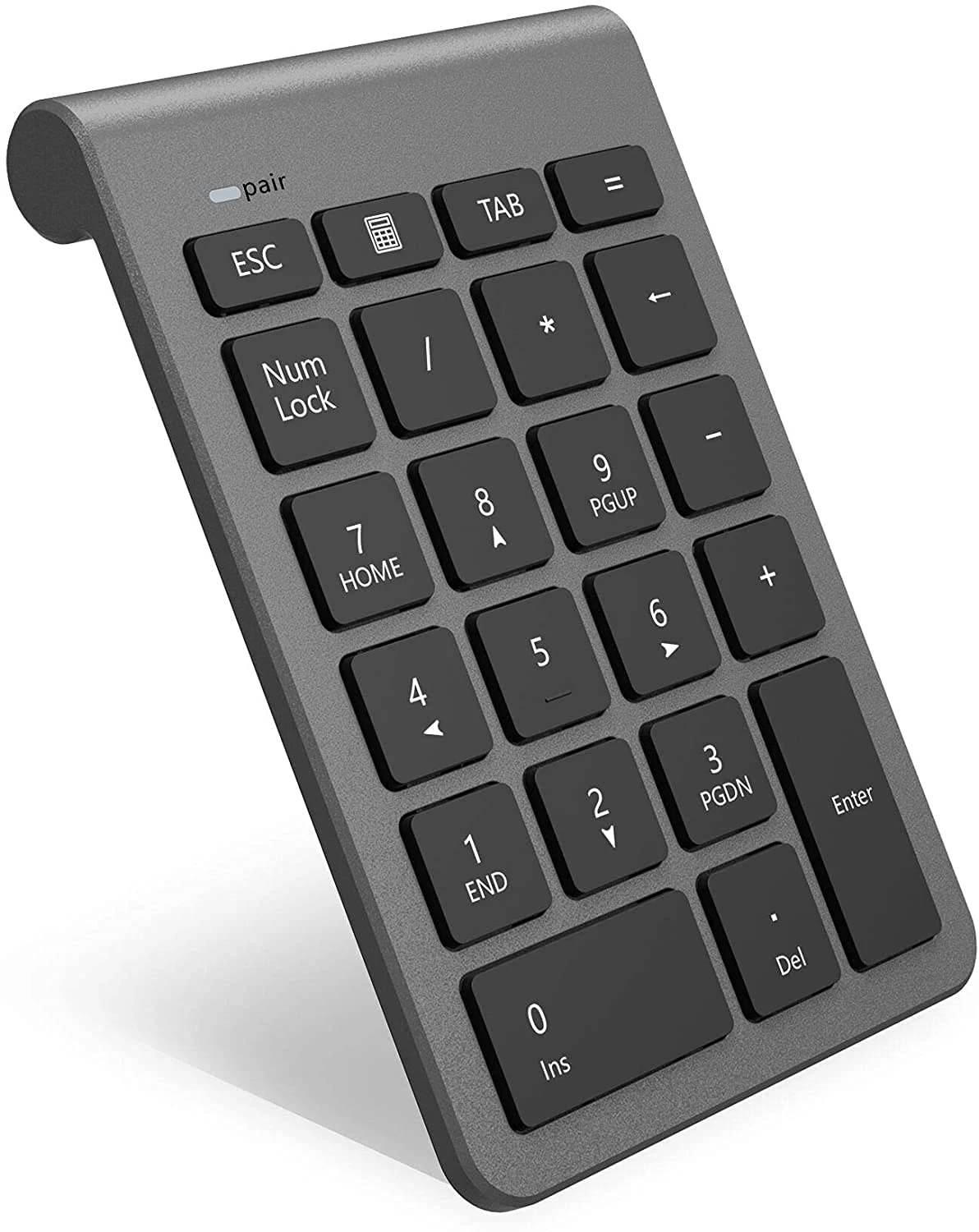 Rytaki Upgraded Version Bluetooth Numeric Keypad, Portable Wireless 22 Keys External Number Pad for Laptop, Tablet, Notebook, PC, Desktop and More