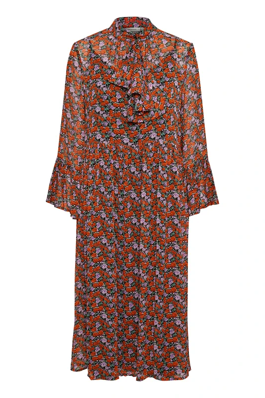 GESTUZ Women's Rosanna Long Dress, Red (Small Red Rose 90545), 12