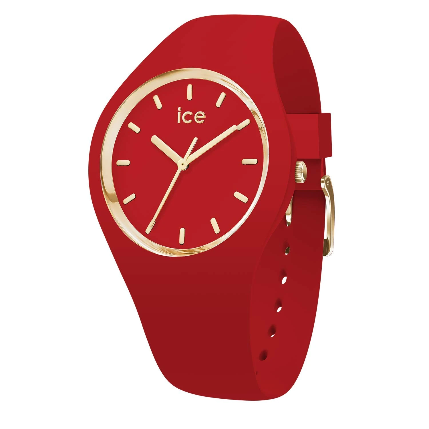 ICE-WATCH - ICE glam colour Red - Women's wristwatch with silicon strap - 016264 (Medium)